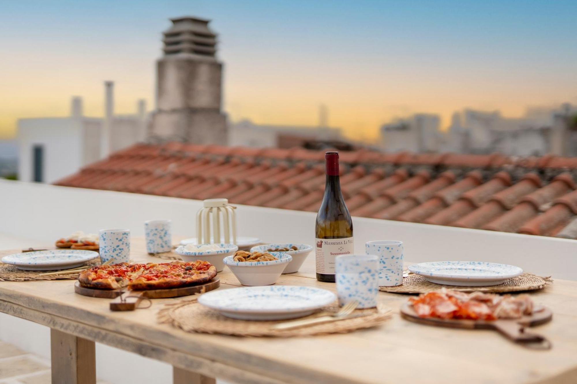 チステルニーノCasa U Burie, Casa Design Con Terrazza Panoramica E Jacuzziアパートメント エクステリア 写真