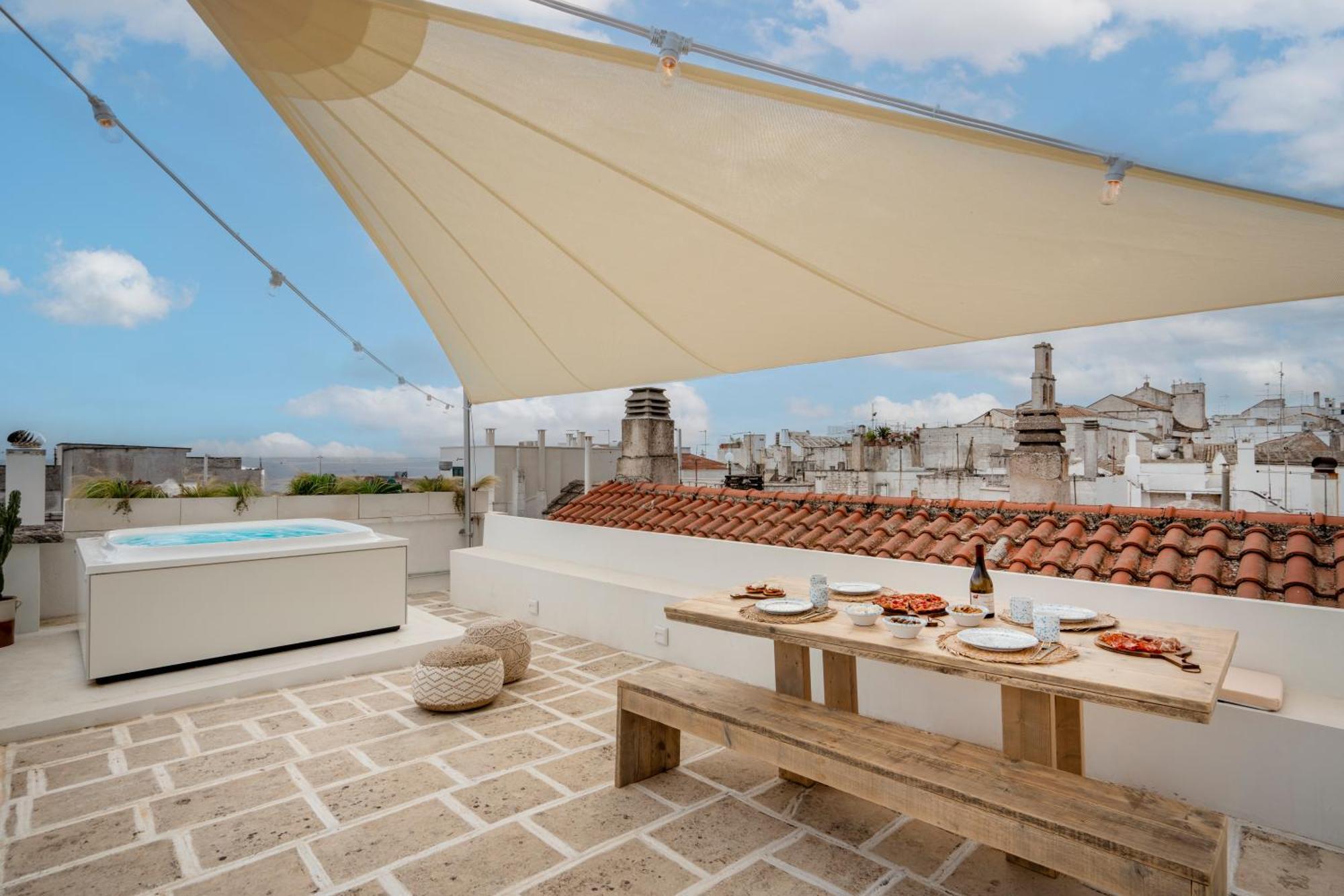 チステルニーノCasa U Burie, Casa Design Con Terrazza Panoramica E Jacuzziアパートメント エクステリア 写真